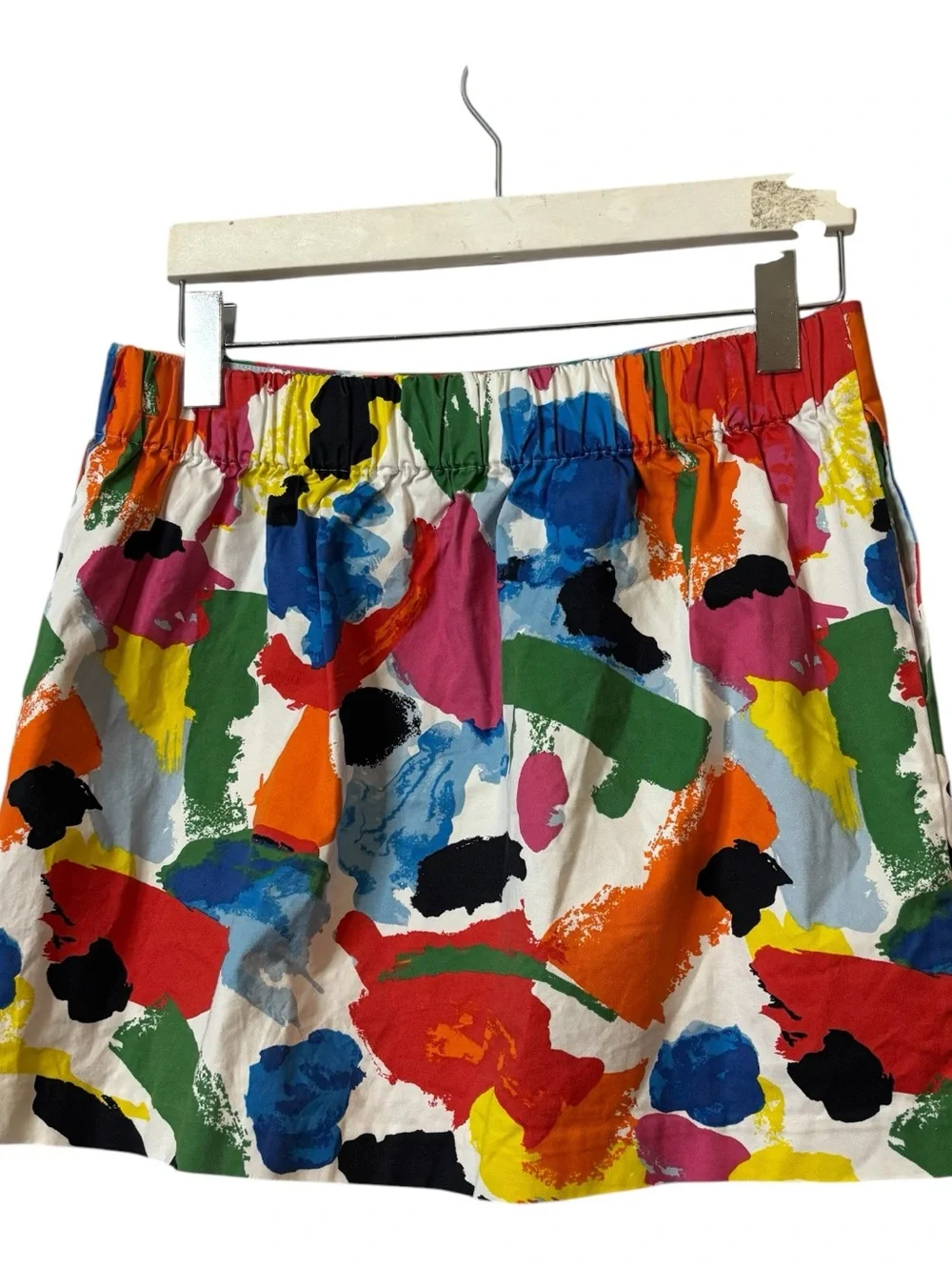 Kate Spade Saturday Abstract Print Cotton Mini Skirt Size 10